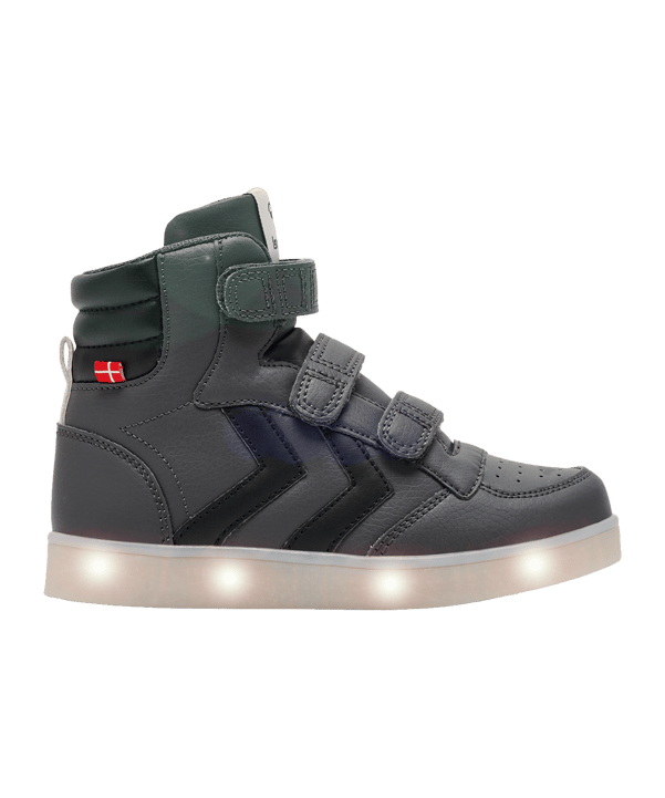 Hummel Stadil Flash Sneaker Kids Grau F1525 - grau