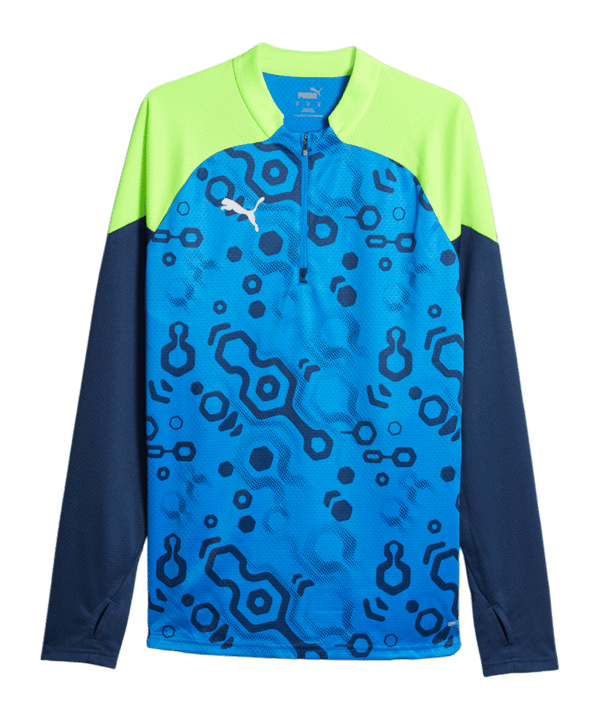 PUMA individualCUP HalfZip Sweatshirt Blau F54 - dunkelblau