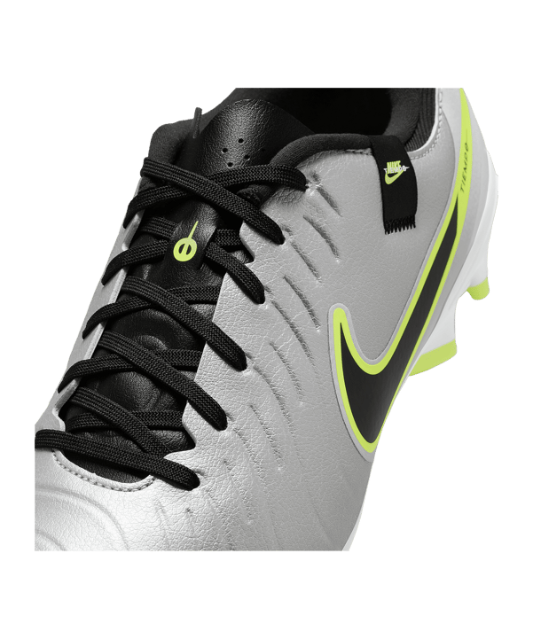 Nike Tiempo Legend X Academy FG/MG Mad Voltage Silber Schwarz F001 - silber