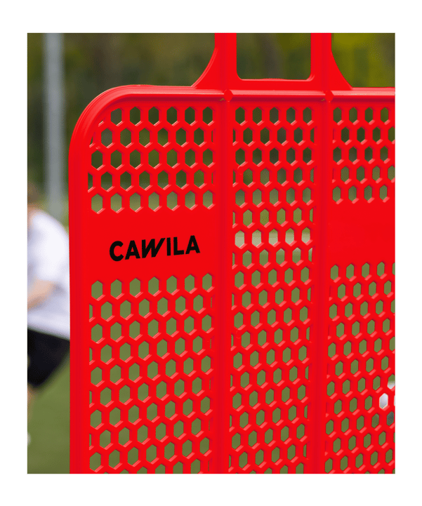 Cawila Trainingsdummy ACADEMY 180cm Rot | Freistoßdummy aus sehr robustem Kunststoff - rot