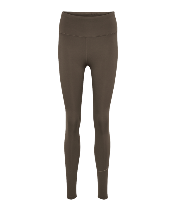 Hummel Court Mid Waist Pocket Leggings Damen Braun F8181 - braun
