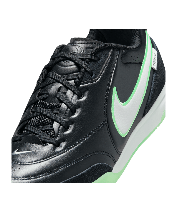 Nike Tiempo Streetgato Low IN Shadow Schwarz F001