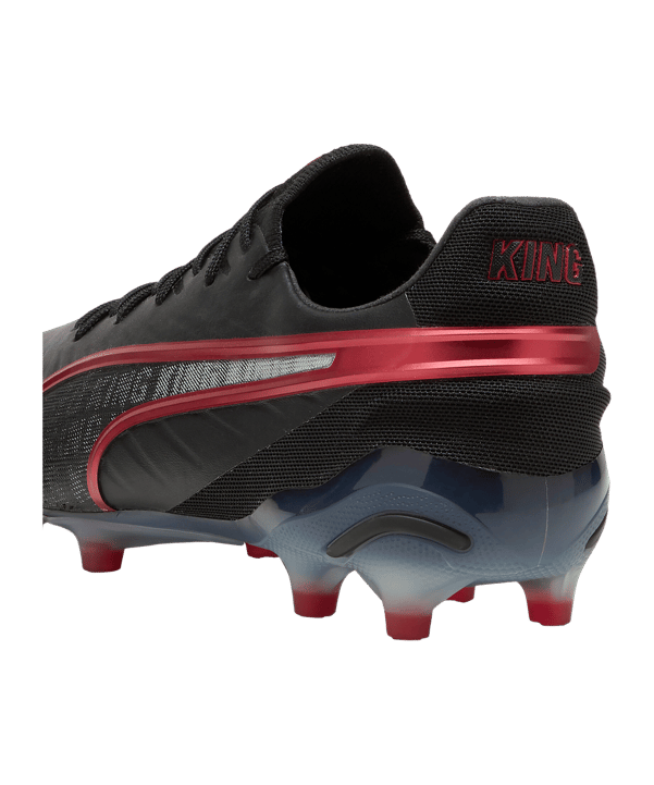 PUMA KING Ultimate FG/AG Teaser Schwarz Rot F01 - schwarz