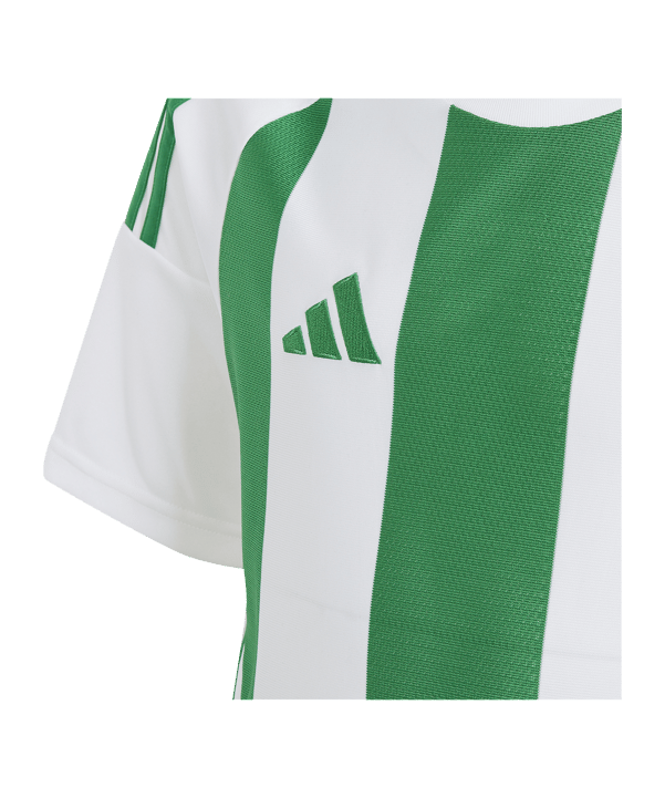 adidas Striped 24 Trikot Kids Weiss Grün - weiss