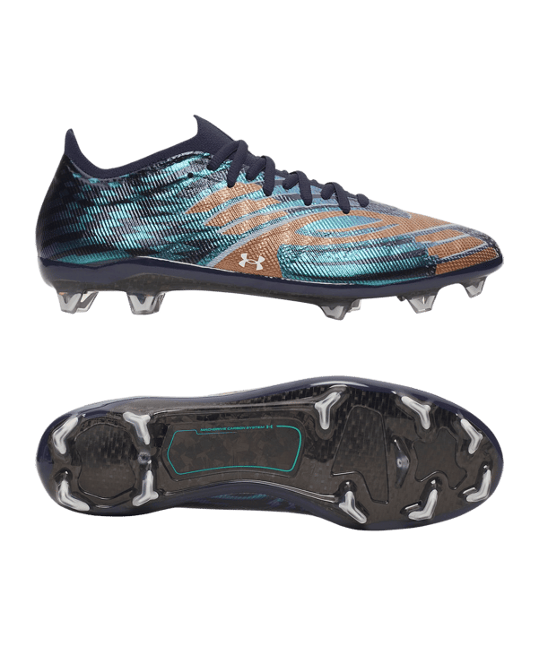 Under Armour Shadow Elite 4 Mach FG Alloy Bleu C410 - bleu