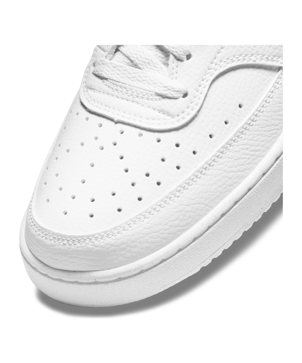 Nike Court Vision Low Weiss Schwarz F101 - weiss