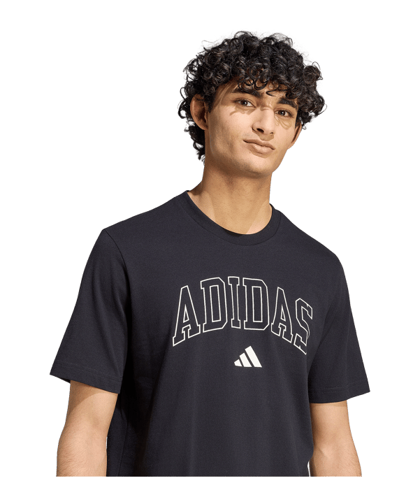 adidas Collegiate T-Shirt Schwarz - nero