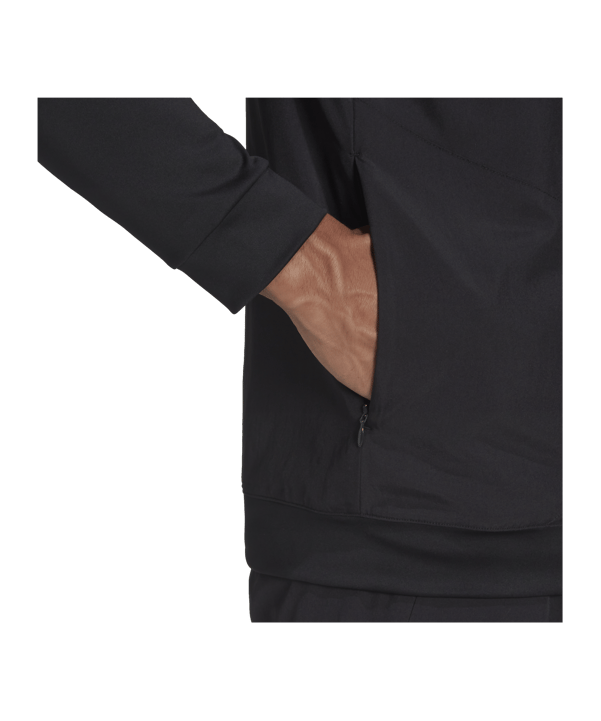 adidas Training Kapuzenjacke Schwarz - schwarz