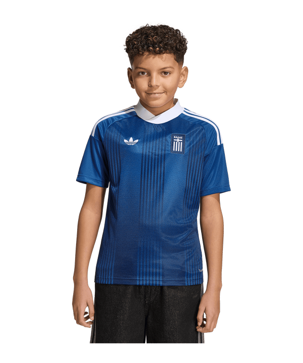 adidas EPO Griechenland Trikot Away 2026 Kids Blau - blau