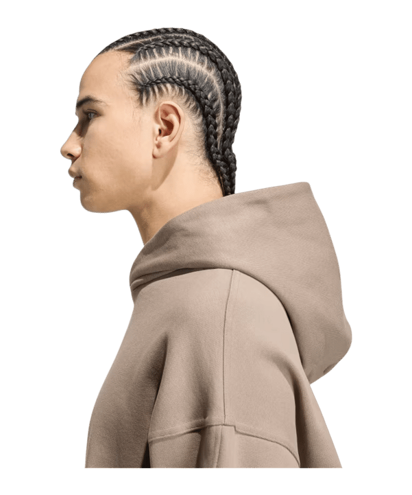 adidas Kit Small Logo Hoody Braun - braun