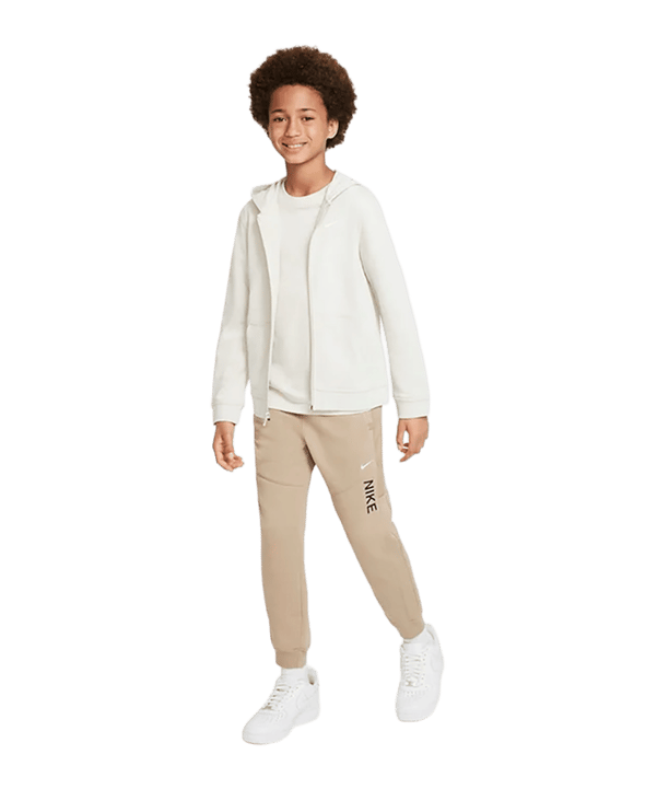 Nike Hybrid FLC Jogginghose Kids Braun F247 - braun