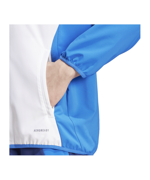 adidas Italien Präsentationsjacke EM 2024 Weiss - weiss