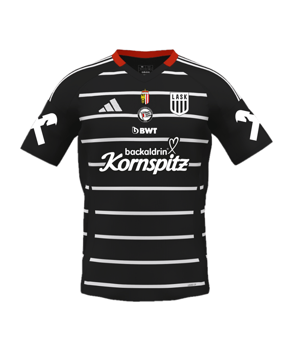 adidas LASK Trikot Away 2024/2025 Schwarz - schwarz