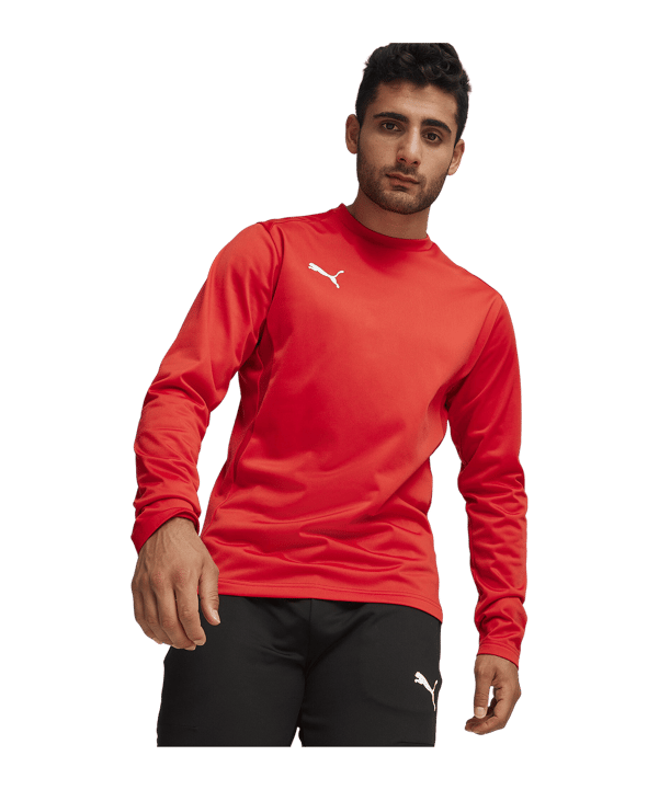 PUMA teamGOAL Training Sweatshirt Rot F01 - rot