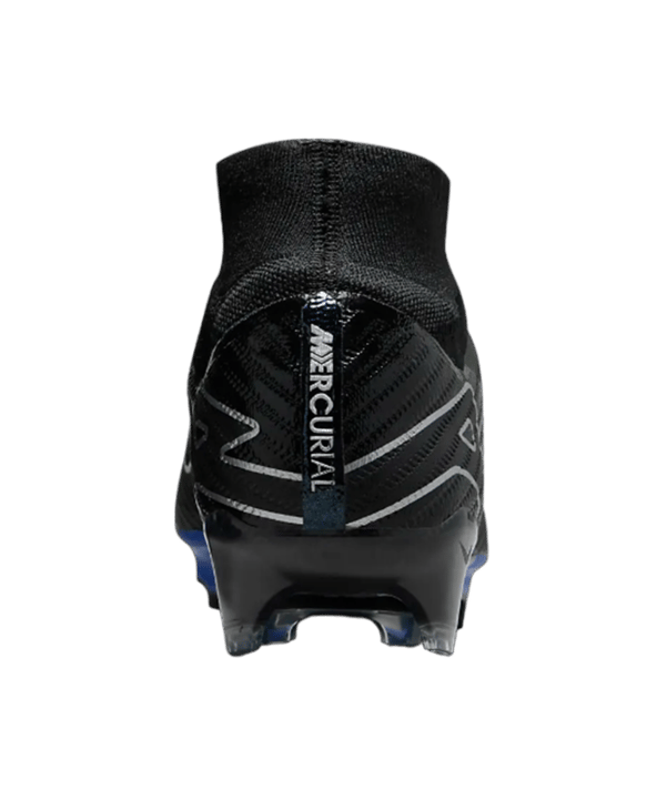 Nike Air Zoom Mercurial Superfly IX Elite FG Shadow Schwarz Silber Blau F040 - schwarz