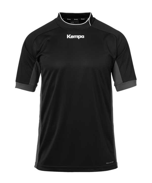 Kempa Prime Trikot Kids Schwarz Grau F01 - schwarz