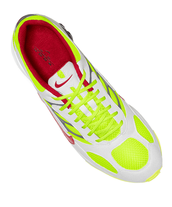 Nike Air Ghost Racer Sneaker Weiss Gelb F100 - weiss