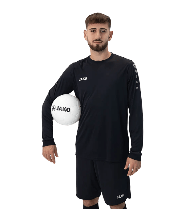 JAKO Team Maillot à manches longues Noir C08 - noir
