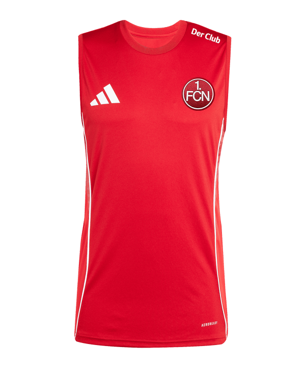 adidas 1. FC Nürnberg Tanktop Rot - rot