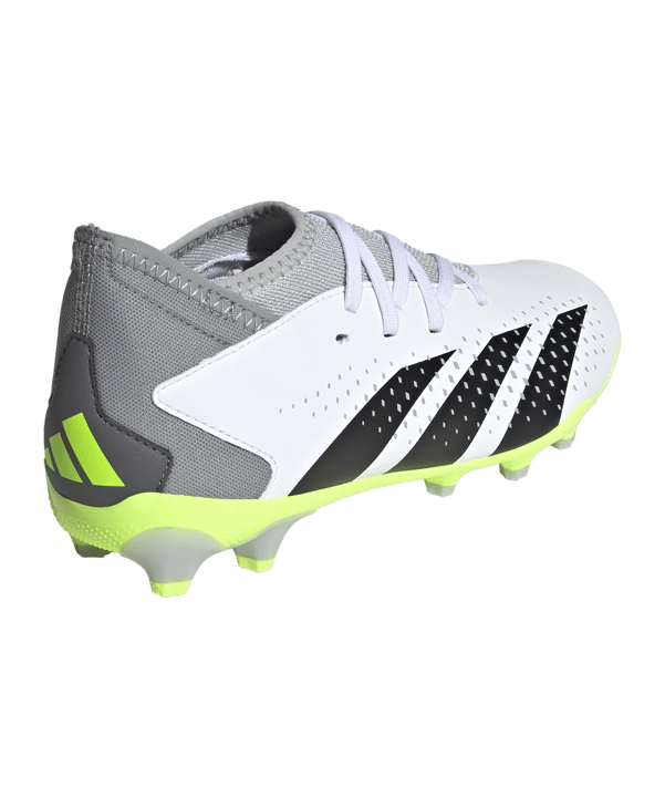 adidas Predator Accuracy.3 MG Crazyrush Kids Weiss Schwarz Gelb - weiss