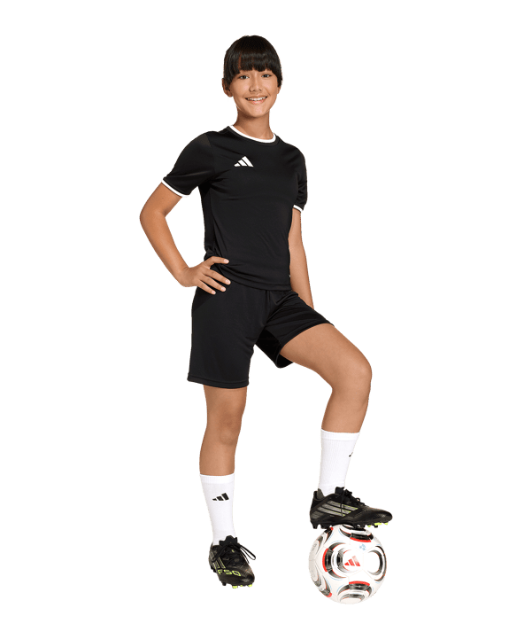 adidas Entrada 26 Trikot Kids Schwarz - schwarz