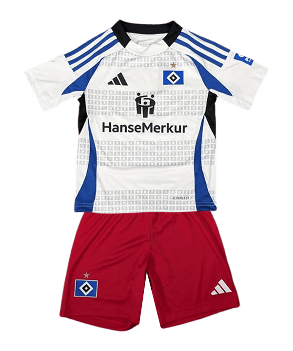 adidas Hamburger SV Minikit Home 2024/2025 Kids Weiss - weiss