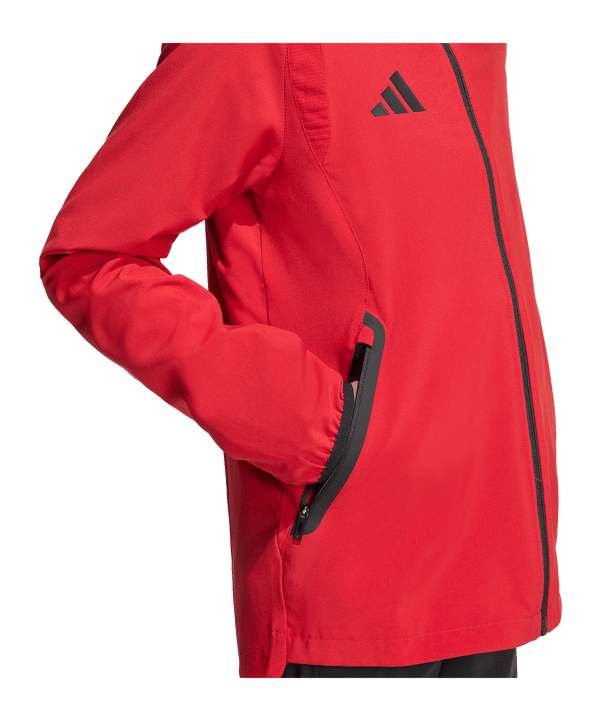adidas Tiro Travel Windjacke Kids Rot - rot