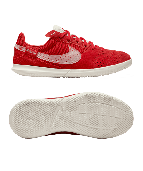 Nike Jr Streetgato IC Halle Kids Rot Weiss F611 - rot