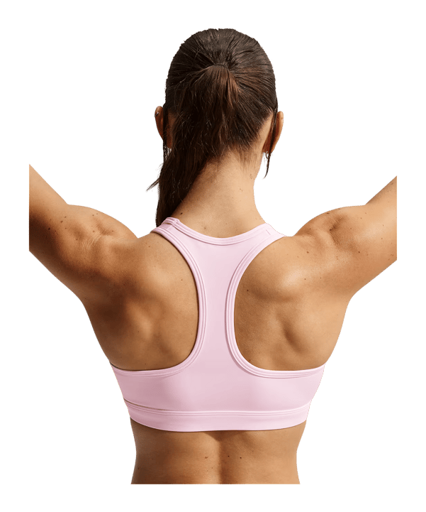 Nike Swoosh Medium Support Sport-BH Damen Rosa F663 - rosa