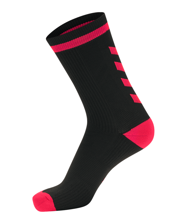 Hummel Elite Low Socken Schwarz Pink F2842 - schwarz