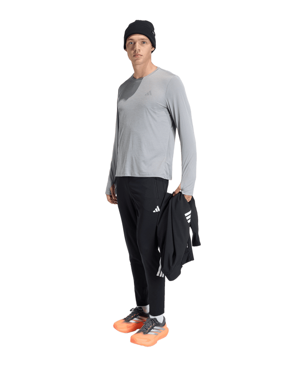 adidas adi365 Essentials Running Longsleeve T-Shirt Grau - grau