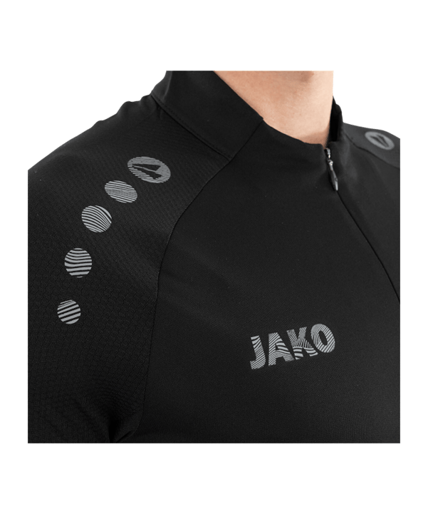 JAKO ZipTop Light Flow Sweatshirt Noir C800 - noir