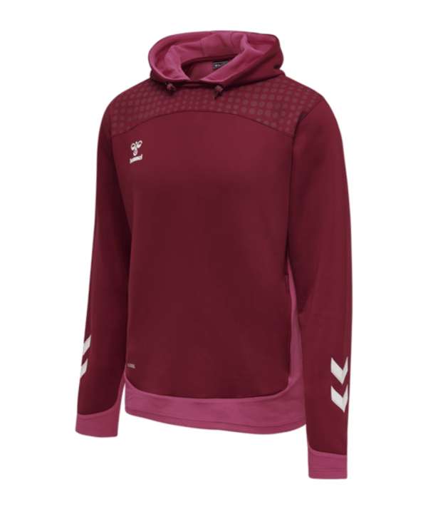 Hummel hmlLEAD Poly Hoody Rot F3584 - rot