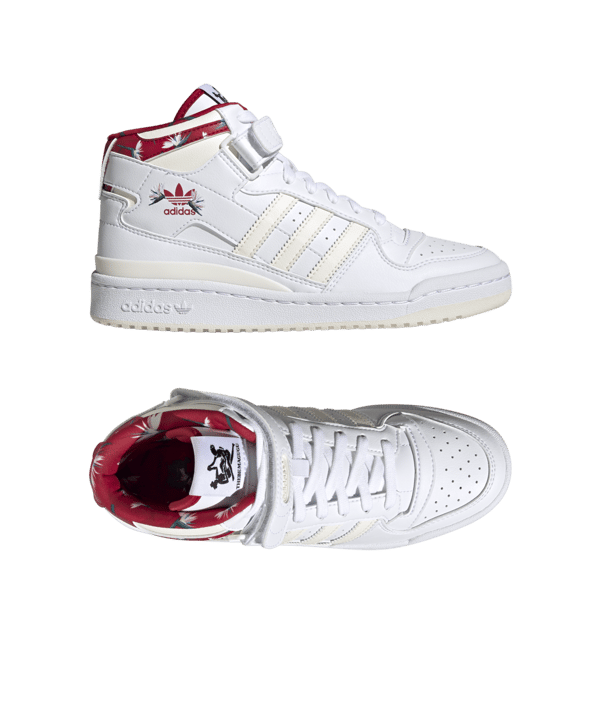 adidas Originals Forum Mid TM Damen Weiss - weiss