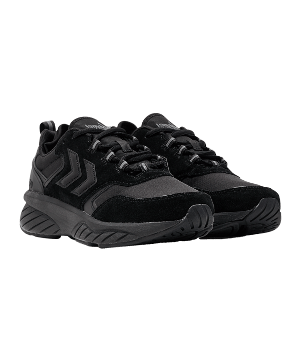 Hummel Marathona Reach Lx Tonal Rib Sneaker Schwarz F2042 - schwarz