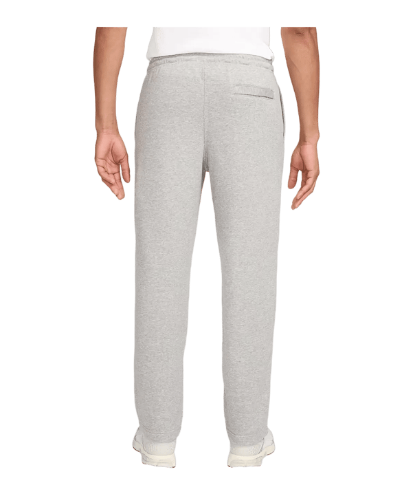 Nike Club French Terry Open-Hem Jogginghose Grau F063 - grau