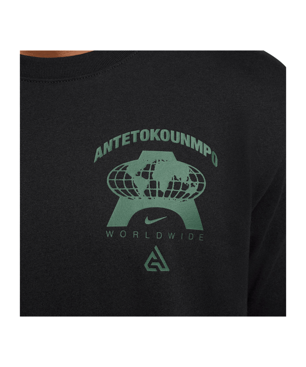 Nike NBA M90 Giannis Antetokounmpo T-Shirt Schwarz F010 - schwarz
