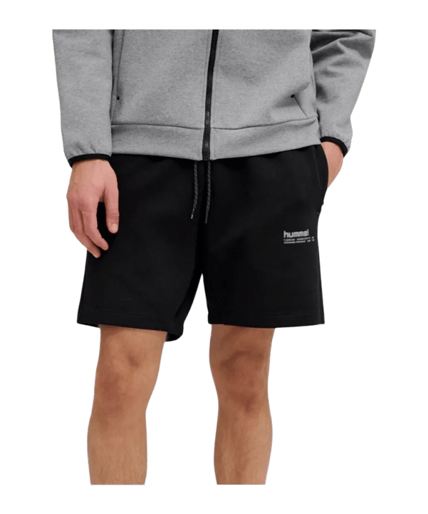 Hummel hmlTECH Fleece Short Schwarz F2001 - schwarz