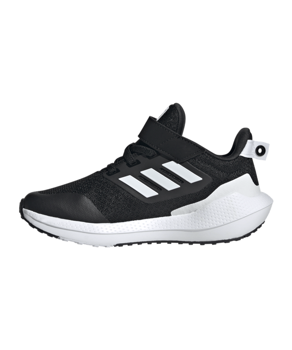 adidas EQ21 Run 2.0 Bounce Sport Running Elastic Lace wit Schwarz - schwarz