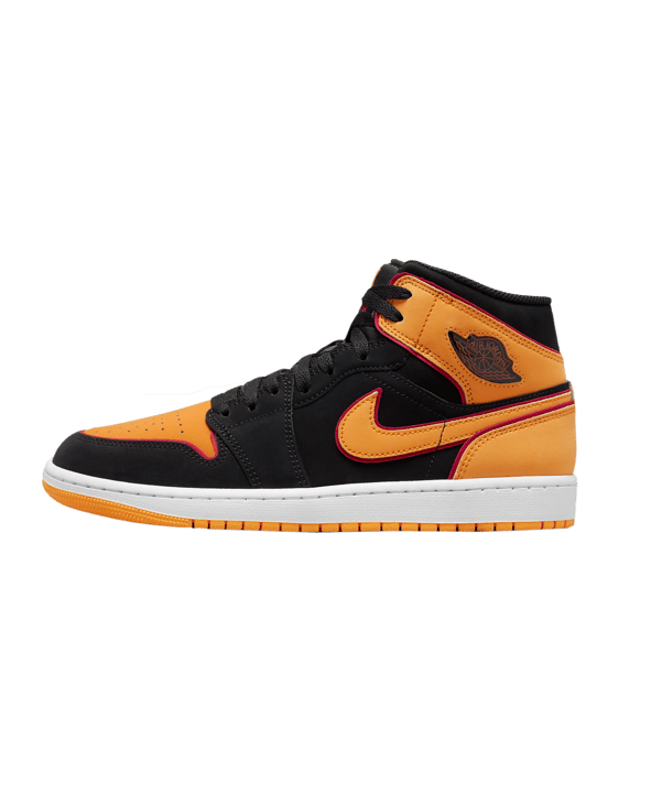 Jordan Air 1 Mid SE Schwarz Orange F008 - schwarz