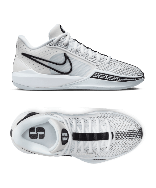 Nike Sabrina 1 Ion Damen Weiss Schwarz Grau F103 - weiss