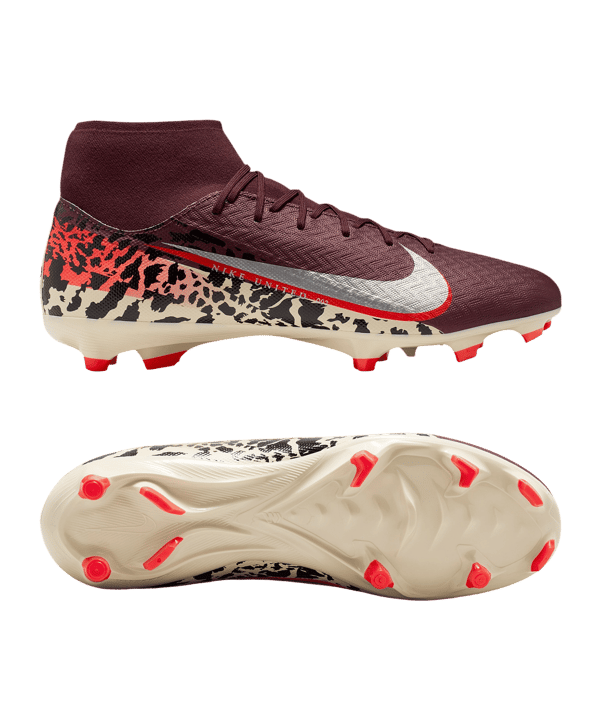 Nike Air Zoom Mercurial Superfly X Academy FG/MG United Rot F661 - rot