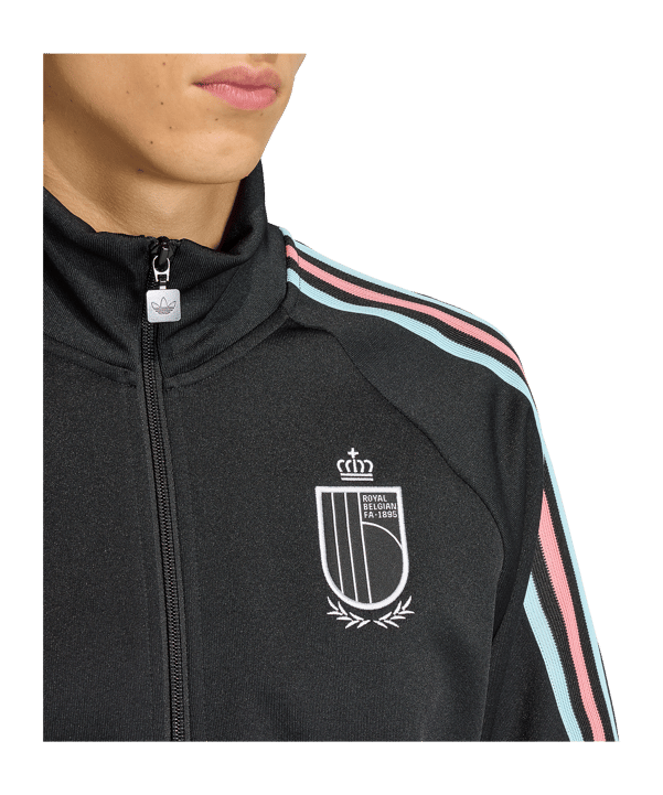adidas KBVB Belgien Originals Jacke Schwarz - schwarz