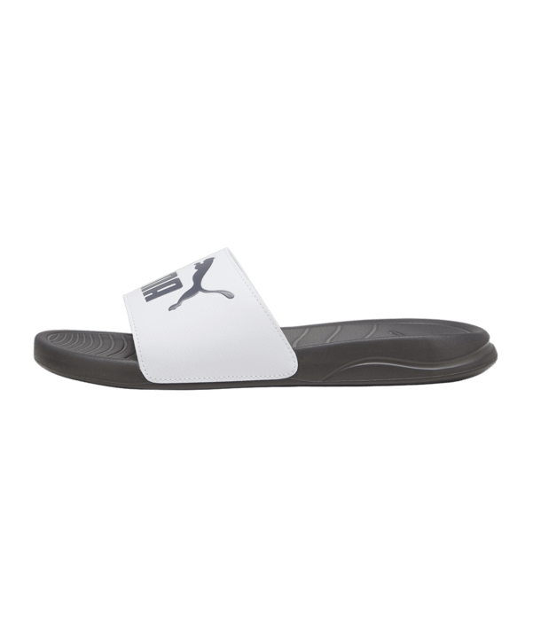 PUMA Popcat 20 Badelatsche Weiss Schwarz F36 - weiss
