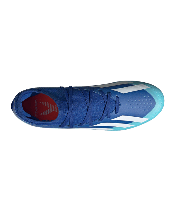 adidas X Crazyfast.3 FG Marinerush Blau Weiss Orange - blau