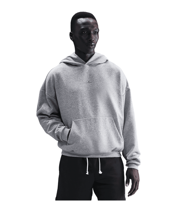 Nike Secondary Brushed Hoody Grau F063 - grau