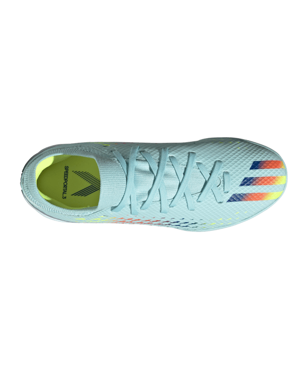 adidas X Speedportal.3 IN Al Rihla Kids Türkis Blau - blau