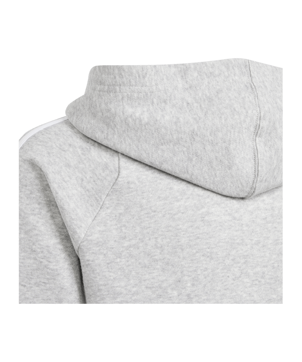adidas Tiro 24 Hoody Kids Grau Weiss - grau