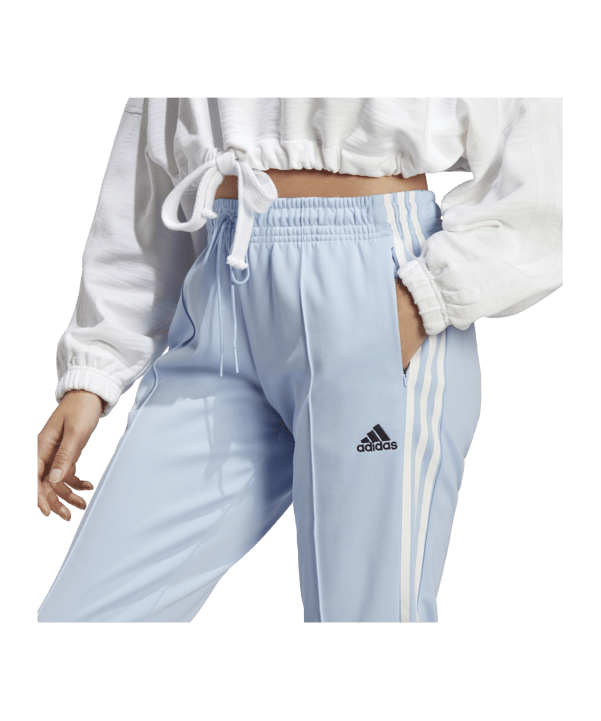 adidas Tiro Trainingshose Damen Hellblau Weiss - blau