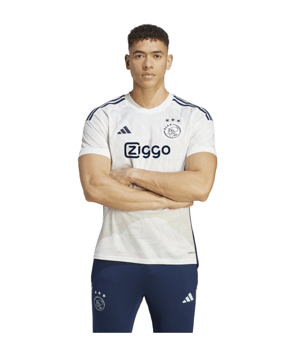 adidas Ajax Amsterdam Trikot Away 2023/2024 Weiss - weiss